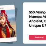 Mongolian Names
